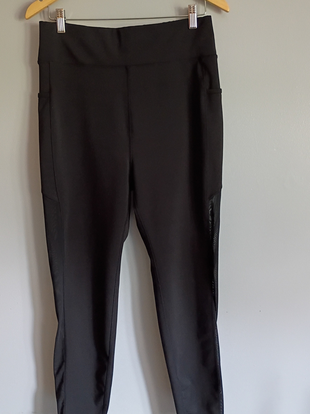 POP Fit Black Mesh Pocket Leggings 2XL